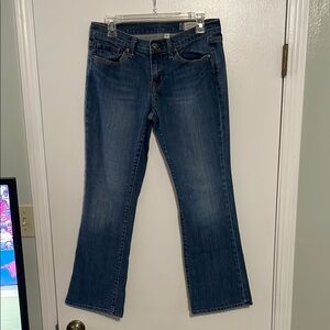 GAP Blue Boot Cut Jeans with Subtle Fading